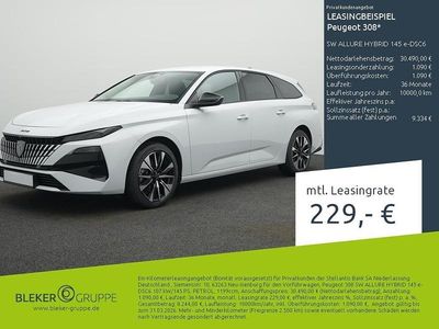 Gebraucht Peugeot 308 SW Allure 145 PS (106 kW) 2026 Weiß Kombi