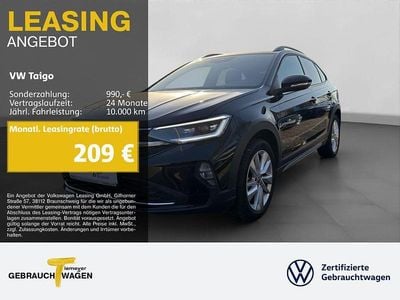 Gebraucht VW Taigo Move 150 PS (110 kW) 2024 Schwarz SUV