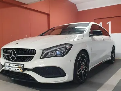 Gebraucht Mercedes CLA220 Shooting Brake AMG 177 PS (130 kW) 2017 Weiß Kombi