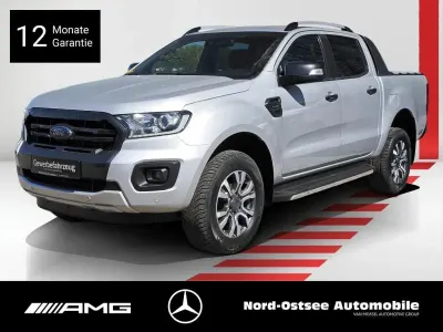 Brugt Ford Ranger Wildtrack 212 HK (155 kW) 2019 Sølv Pickup / Ladvogn