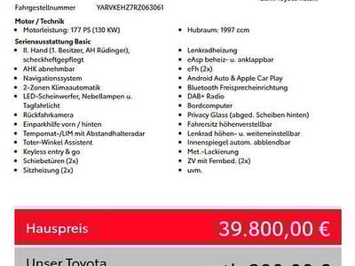 Gebraucht Toyota Proace Verso Club 177 PS (130 kW) 2024 Titanium grey metallic Kombi