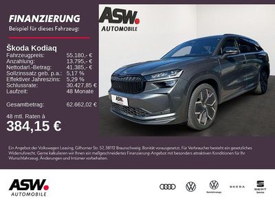 Graphitegrau metallic Neu 2026 Skoda Kodiaq SportLine SUV | 53.985 € (Etwas zu teuer)