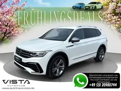 Gebraucht VW Tiguan Allspace R-line 150 PS (110 kW) 2023 Weiß SUV