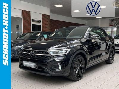 Gebraucht VW T-Roc Cabriolet R-line 150 PS (110 kW) 2022 Schwarz Cabrio