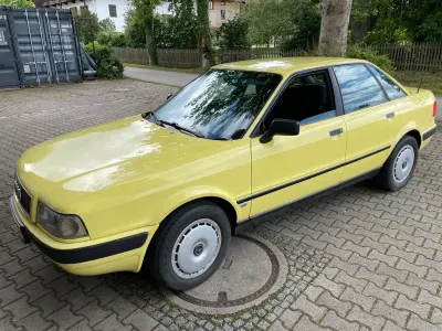 Gebraucht Audi 80 90 PS (66 kW) 1993 Gelb Kombi