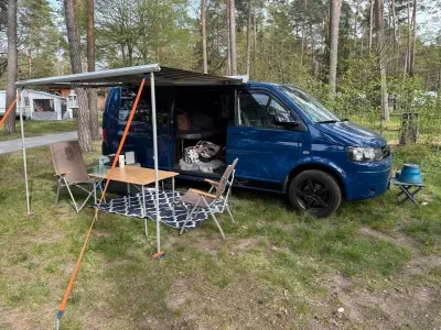 Gebraucht VW Multivan 140 PS (102 kW) 2010 Blau Van / Kleinbus