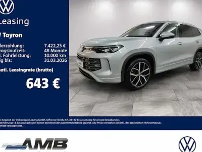 Nowe VW Tayron Elegance 193 KM (141 kW) 2025 Srebrny SUV