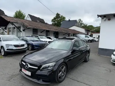 Gebraucht Mercedes C200 AMG line 184 PS (135 kW) 2020 Obsidianschwarz Kombi