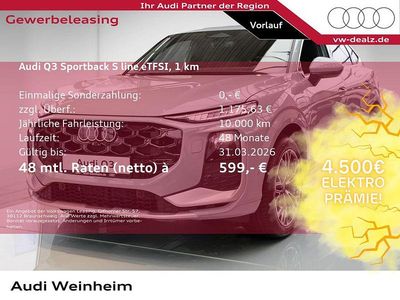 Grau Neu 2025 Audi Q3 Sportback Sport SUV | 56.330 € (Guter Preis)