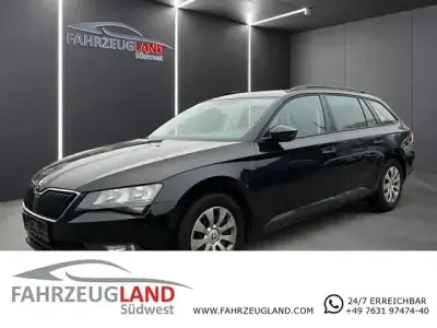 Gebraucht Skoda Superb Active 125 PS (91 kW) 2018 Schwarz Kombi