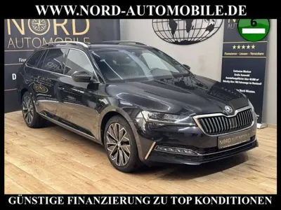 Gebraucht Skoda Superb LAURIN & KLEMENT 200 PS (147 kW) 2022 Schwarzmagic perlef (metallic) Kombi