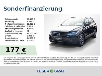 Deep black perleffekt Gebraucht 2020 VW Tiguan Life SUV | 17.440 € (Fairer Preis)