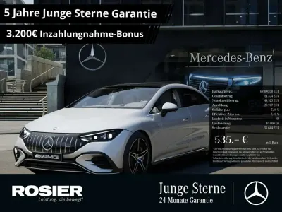 Neu Mercedes EQE AMG 43 Premium Plus 350 kW (476 PS) 2025 Silber / hightechsilber Limousine