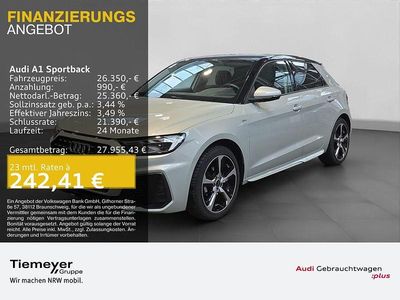 Silber Gebraucht 2025 Audi A1 Sportback S-Line Kleinwagen | 26.350 € (Fairer Preis)