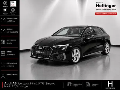 Gebraucht Audi A3 S-Line 150 PS (110 kW) 2023 Schwarz Limousine