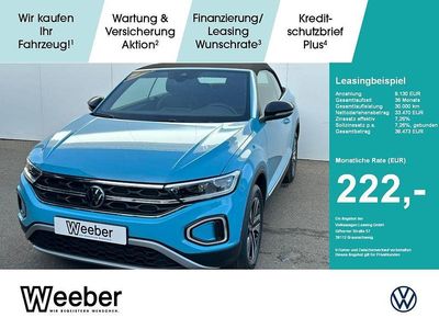 Neu VW T-Roc Cabriolet 116 PS (85 kW) 2025 Blau Cabrio