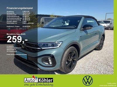 Second-hand VW T-Roc Cabriolet R-line 150 CP (110 kW) 2025 Albastru Cabrio