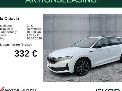 Neu Skoda Octavia SportLine 150 PS (110 kW) 2025 Weiß Kombi
