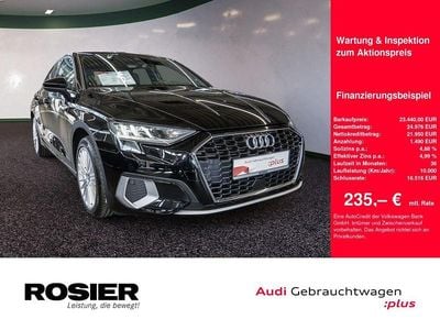 Usata Audi A3 Advanced Plus 110 CV (80 kW) 2024 Nero Berlina