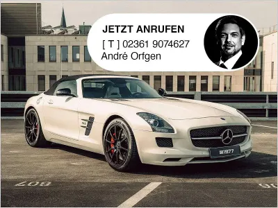 Brugt Mercedes SLS AMG AMG 591 HK (434 kW) 2014 Hvid Cabriolet