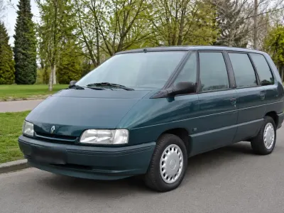 Gebraucht Renault Espace 75 PS (55 kW) 1996 Grün Van / Kleinbus