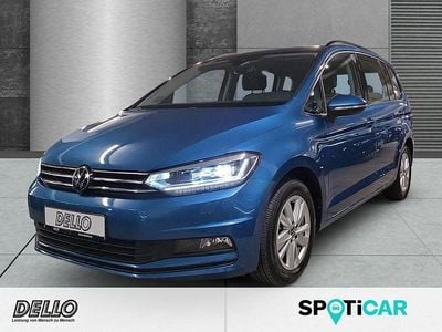 Gebraucht VW Touran Comfortline 150 PS (110 kW) 2022 Caribbean blue metallic Van / Kleinbus