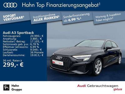gebraucht Audi A3 Sportback 30TDI S-Line Virtual AHK CAM