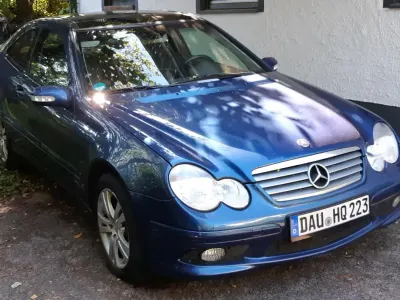 Używany Mercedes CL230 194 KM (142 kW) 2002 Niebieski Coupe