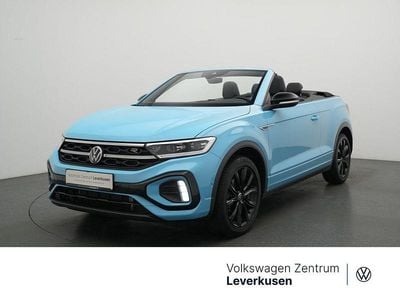 Gebraucht VW T-Roc Cabriolet R-line 150 PS (110 kW) 2023 Blau / teal blue Cabrio