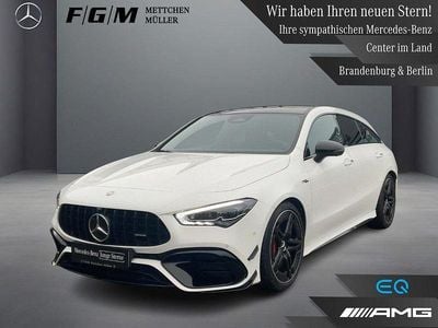 Gebraucht Mercedes CLA45 AMG AMG 421 PS (309 kW) 2024 Unilack polarweiß Kombi