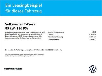 Gebraucht VW T-Cross Goal 116 PS (85 kW) 2025 Silber SUV