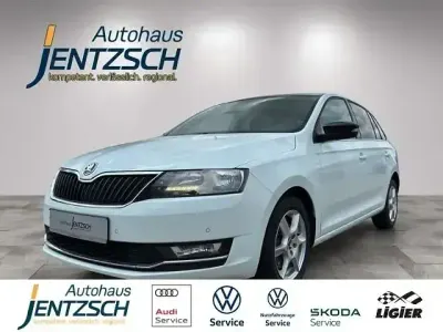 Gebraucht Skoda Rapid Style 125 PS (91 kW) 2018 Weiß Kleinwagen