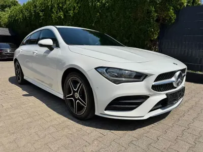 Gebraucht Mercedes CLA200 Shooting Brake AMG line 150 PS (110 kW) 2021 Weiß Kombi