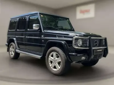 Gebraucht Mercedes G500 296 PS (217 kW) 2002 Obsidianschwarz metallic SUV