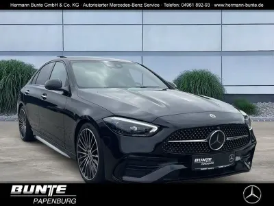 Gebraucht Mercedes C300 AMG Line Premium Plus 258 PS (189 kW) 2025 Obsidianschwarz (schwarz) Limousine