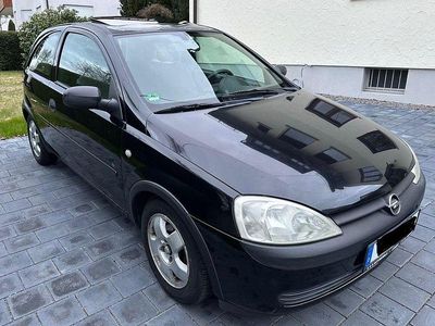 Gebraucht Opel Corsa 75 PS (55 kW) 2001 Schwarz Kleinwagen
