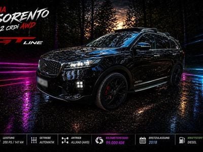 Usata Kia Sorento 202 CV (148 kW) 2018 Nero SUV