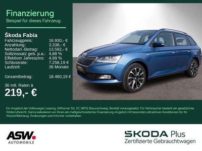 Gebraucht Skoda Fabia Best of 110 PS (80 kW) 2020 Titanblau metallic Kombi