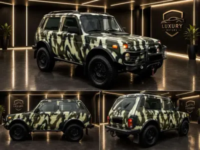 Gebraucht Lada niva 83 PS (61 kW) 2017 Camouflagelackierung SUV