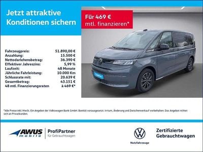 Gebraucht VW Multivan Basis 150 PS (110 kW) 2022 Pure grey Van