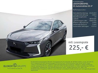 Begagnad DS Automobiles DS4 Performance Line Plus 131 HK (96 kW) 2022 Grå Sedan