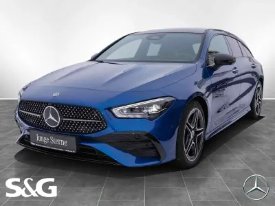 Gebraucht Mercedes CLA220 AMG 190 PS (139 kW) 2024 Metalliclack spektralblau Coupé