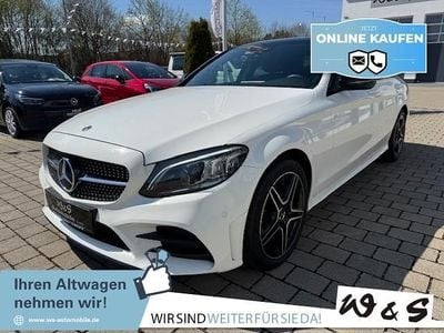 Gebraucht Mercedes C400 AMG line 333 PS (244 kW) 2019 Polarweiss  unilack Limousine