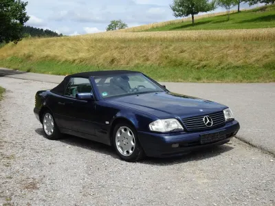Gebraucht Mercedes SL500 320 PS (235 kW) 1997 Blau Cabrio