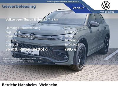Nuova VW Tiguan R-line 204 CV (150 kW) 2026 Verde SUV