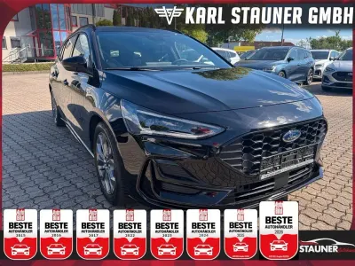 Gebraucht Ford Focus ST-Line X 155 PS (114 kW) 2024 Obsidian schwarz met. (metallic) Kombi