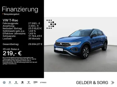 Usata VW T-Roc Goal 116 CV (85 kW) 2024 Blu SUV