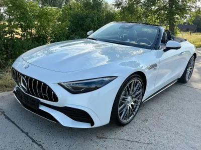 Gebraucht Mercedes SL43 AMG AMG 381 PS (280 kW) 2023 Weiß Cabrio