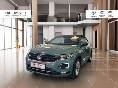 Używany VW T-Roc Cabriolet R-line 150 KM (110 kW) 2021 Zielony Kabriolet
