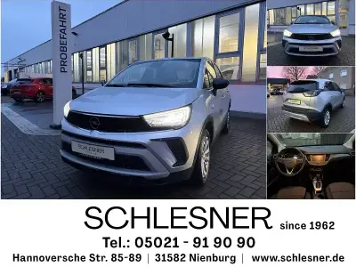 Gebraucht Opel Crossland Elegance 120 PS (88 kW) 2022 Aluminium silber/kristall silber SUV
